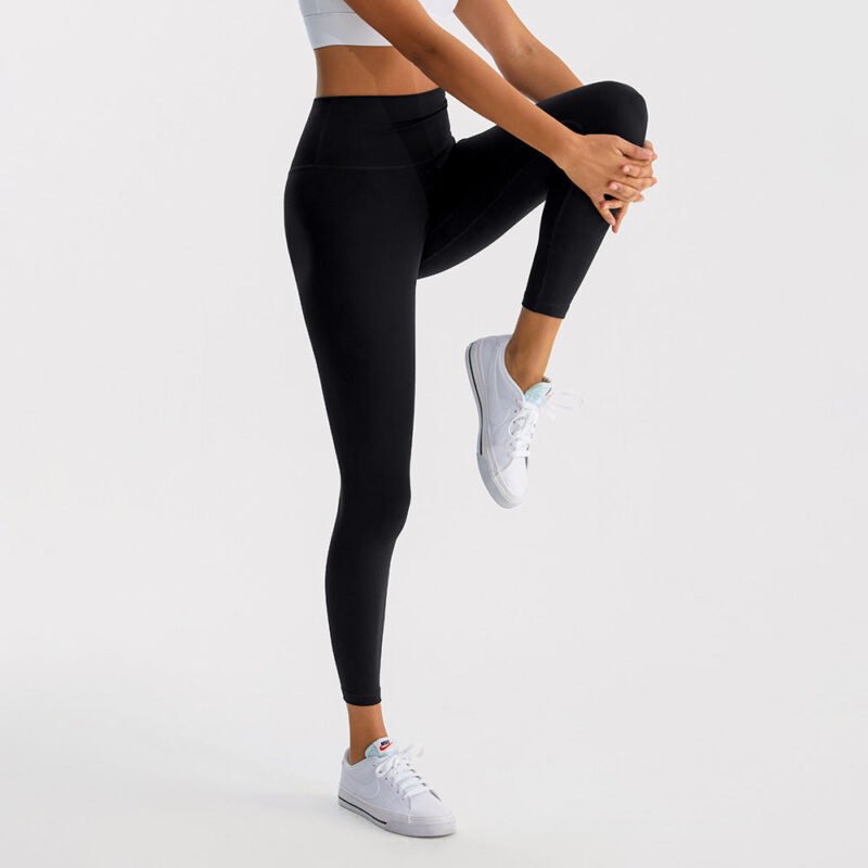 Skin-friendly Slim elastic Tummy Control Yoga pants - Image 3