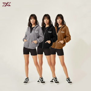 Zipper Anti-Bacterial Anti-pilling Anti-shrink Hoodie