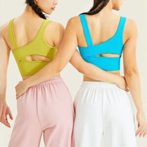 Irregular beauty back Active Yoga sports bra